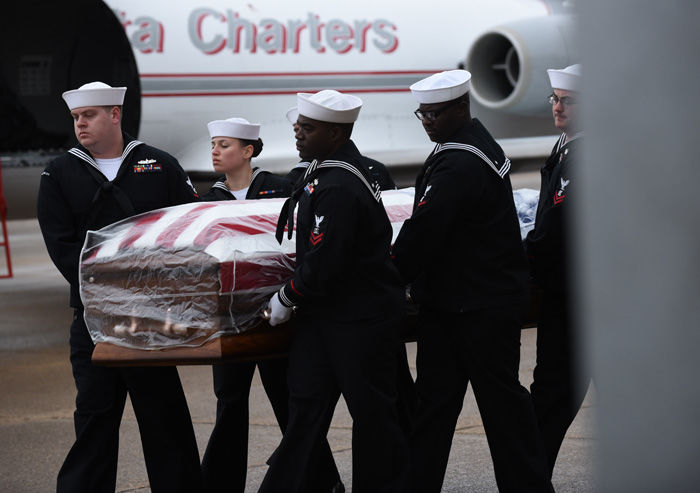 Homecoming Navy Ensign Joshua Kaleb Watson